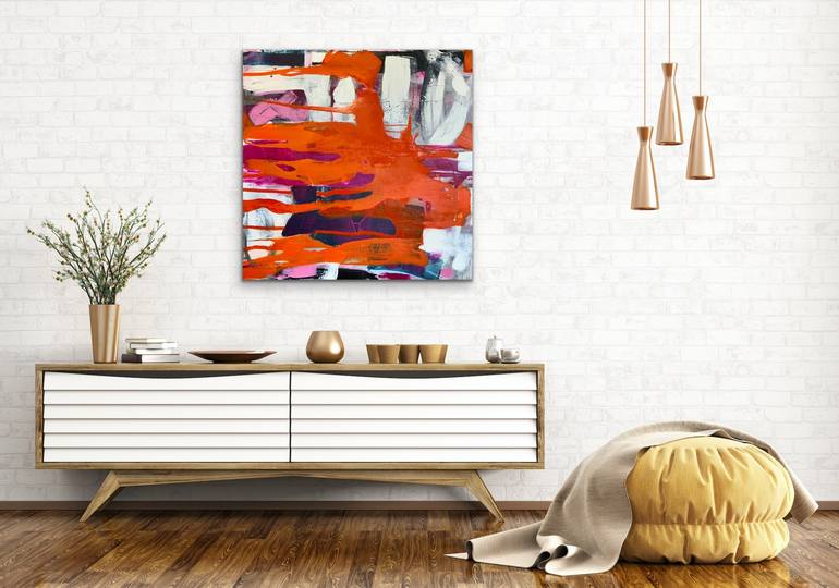 Original Abstract Expressionism Abstract Painting by Susanne Kirsch