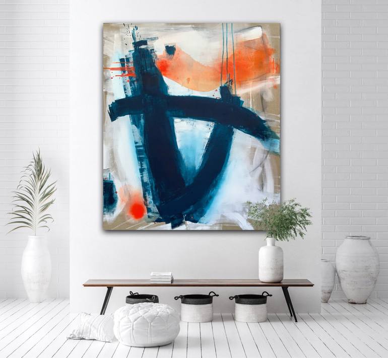 Original Abstract Expressionism Abstract Painting by Susanne Kirsch