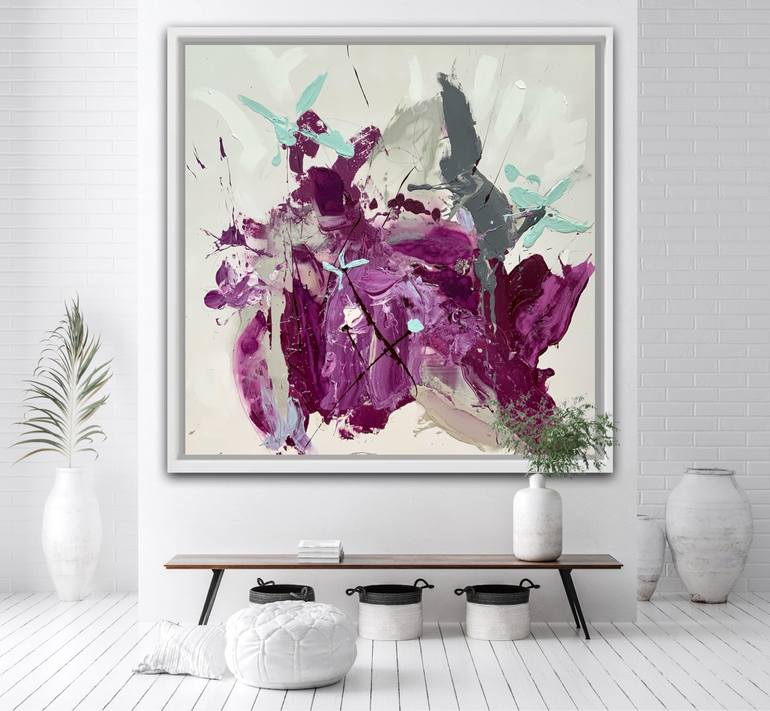 Original Abstract Expressionism Abstract Painting by Susanne Kirsch