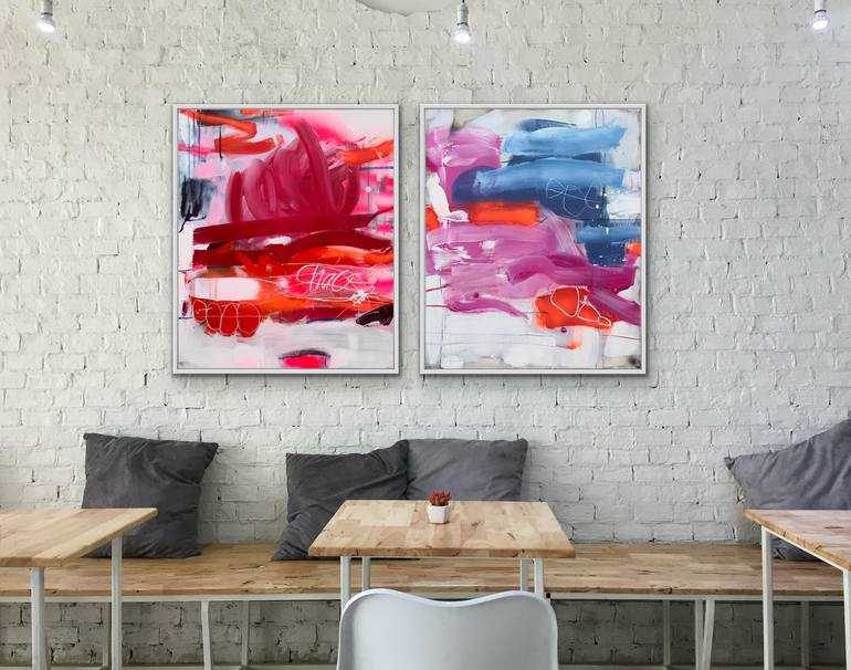 Original Abstract Expressionism Abstract Painting by Susanne Kirsch