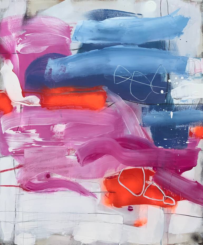 Original Abstract Expressionism Abstract Painting by Susanne Kirsch