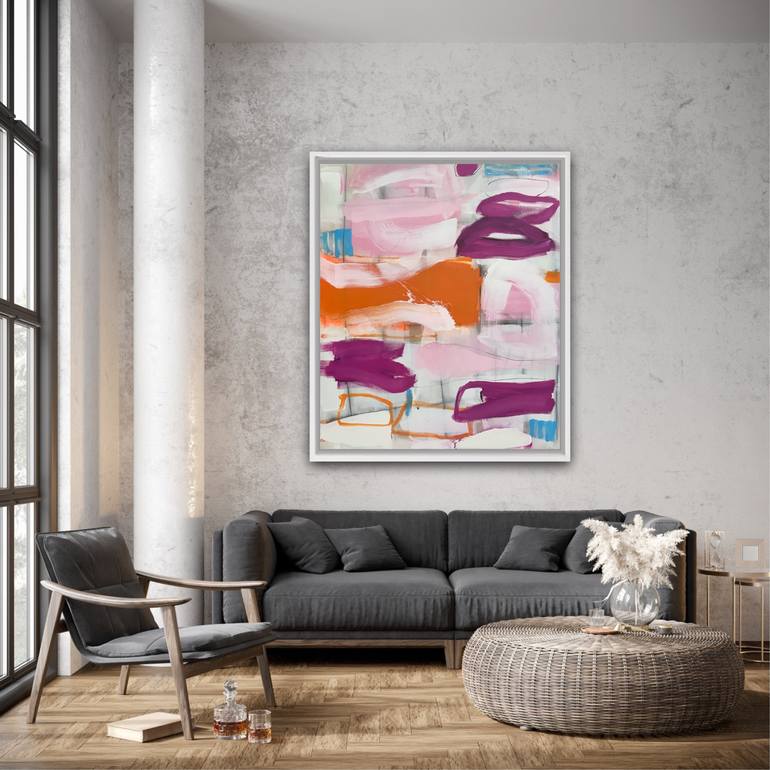 Original Abstract Expressionism Abstract Painting by Susanne Kirsch