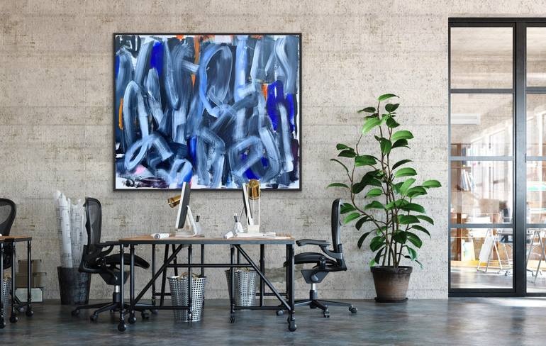 Original Abstract Expressionism Abstract Painting by Susanne Kirsch