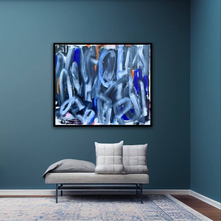 Original Abstract Expressionism Abstract Painting by Susanne Kirsch