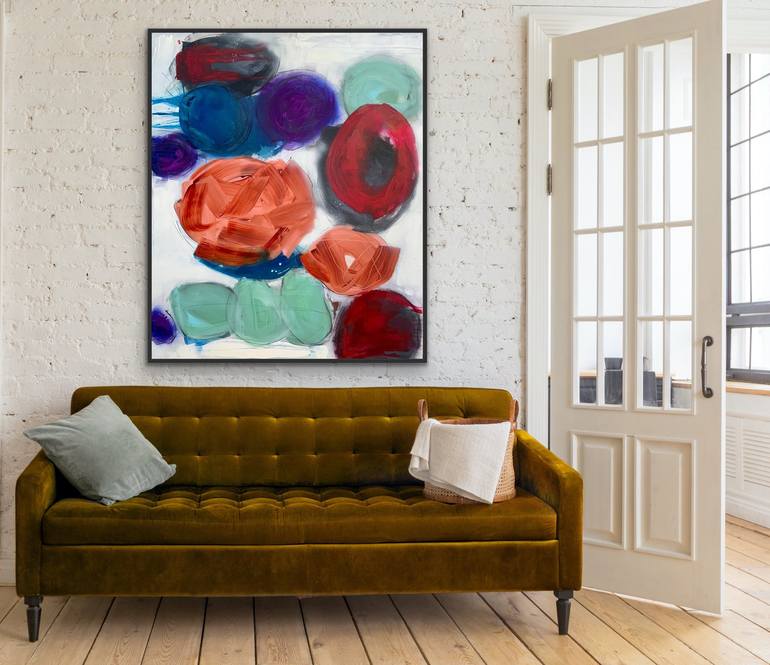 Original Abstract Expressionism Abstract Painting by Susanne Kirsch