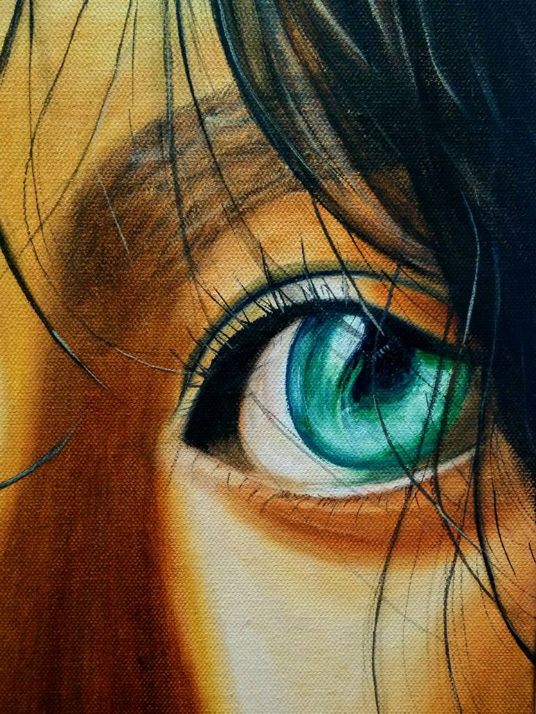 Original Modernism Women Painting by Vinita Mathur