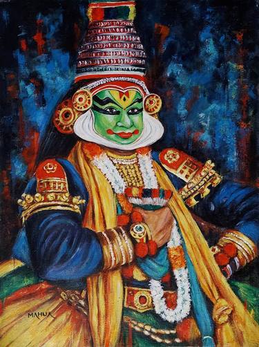 Original Fine Art Classical mythology Paintings by Mahua Pal