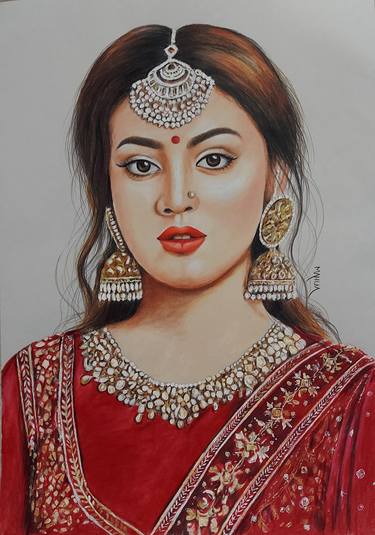 Original Portrait Drawings by Mahua Pal