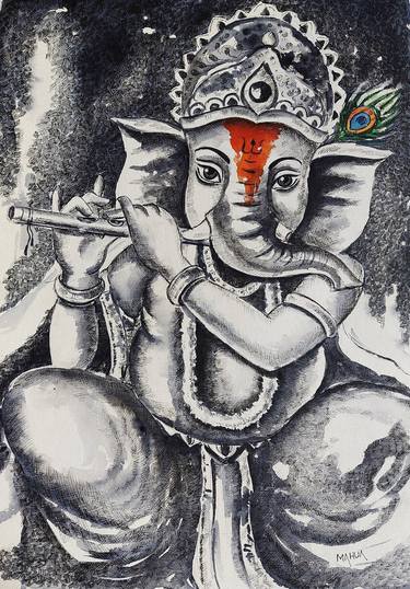 Monochrome Ganesha 2 thumb