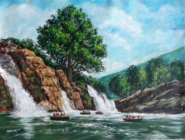 Original Fine Art Landscape Paintings by Mahua Pal
