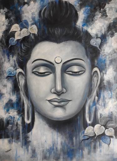 Original Fine Art Religious Paintings by Mahua Pal