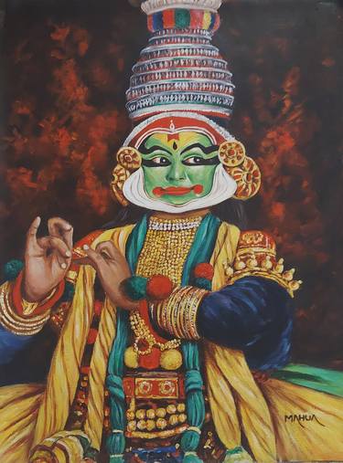 Kathakali 3 - Painted Face thumb