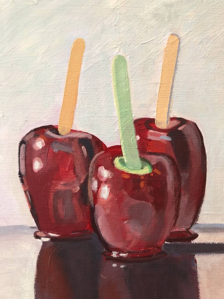 Candy Apples Painting by PAUL GIBSON Saatchi Art