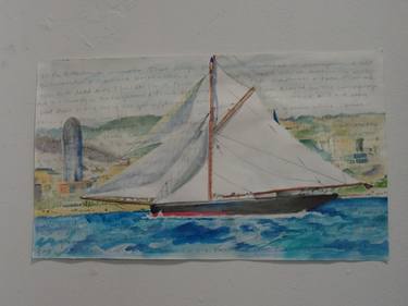 Original Sailboat Paintings by Donna Goldman