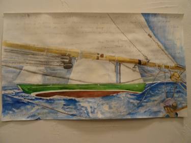 Original Conceptual Yacht Paintings by Donna Goldman