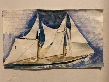 Print of Sailboat Paintings by Donna Goldman