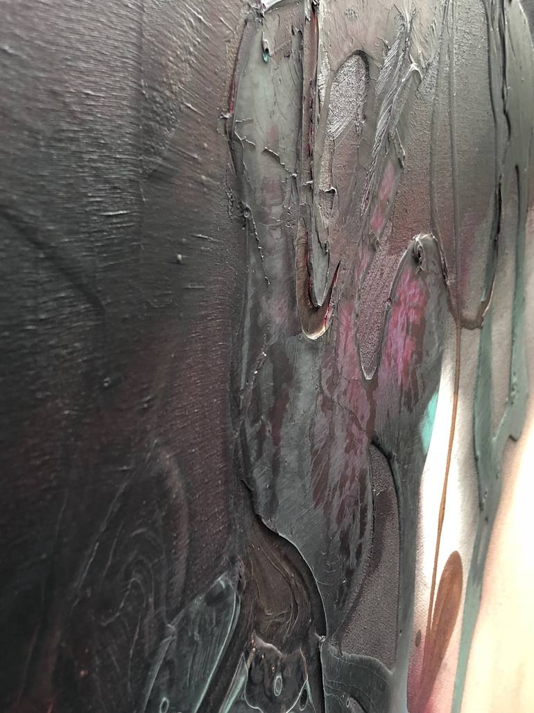 Original Abstract Expressionism Abstract Painting by Rebecca Chewning