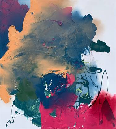 Original Abstract Expressionism Abstract Paintings by Rebecca Chewning