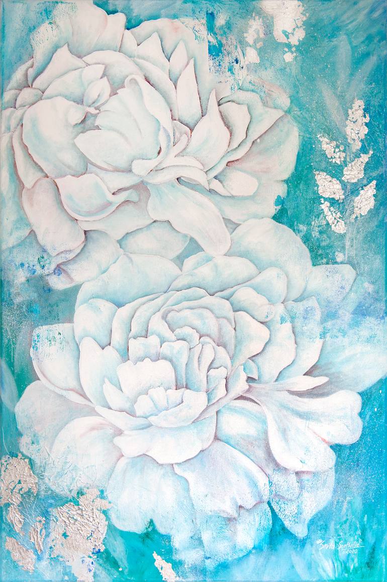 Original Abstract Expressionism Nature Painting by Smita Sonthalia