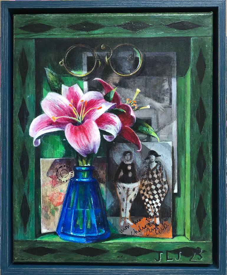 Original Figurative Still Life Painting by Jan Lee Johnson