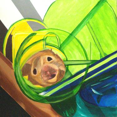 Original Expressionism Animal Paintings by Donald Silverman