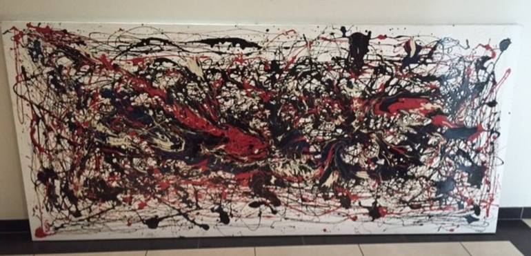 Original Abstract Expressionism Abstract Painting by Kenneth Holmes