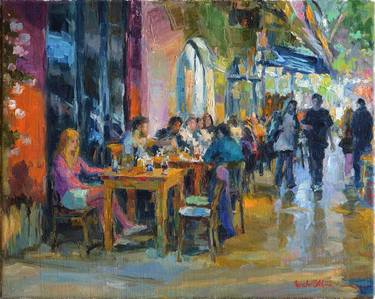 Print of Figurative Cities Paintings by Vachagan Manukyan