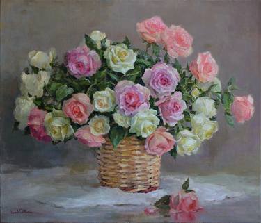 Original Floral Paintings by Vachagan Manukyan