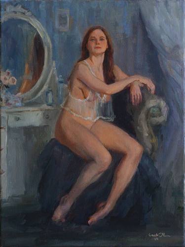 Original Figurative Erotic Paintings by Vachagan Manukyan