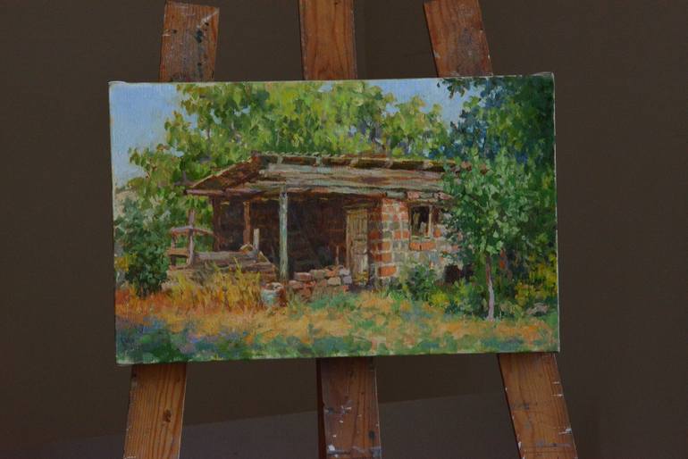 Original Figurative Landscape Painting by Vachagan Manukyan