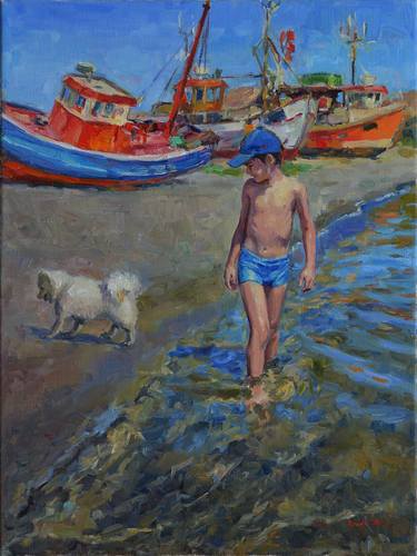 Print of Figurative Kids Paintings by Vachagan Manukyan