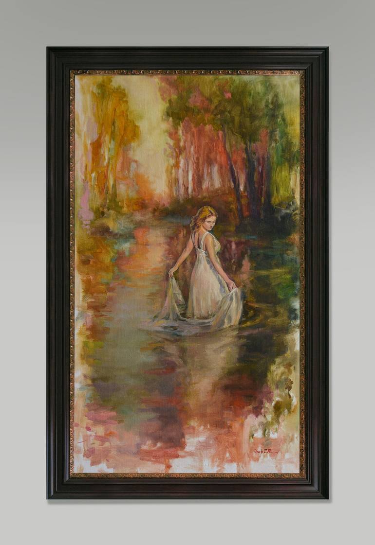 Original Figurative Women Painting by Vachagan Manukyan