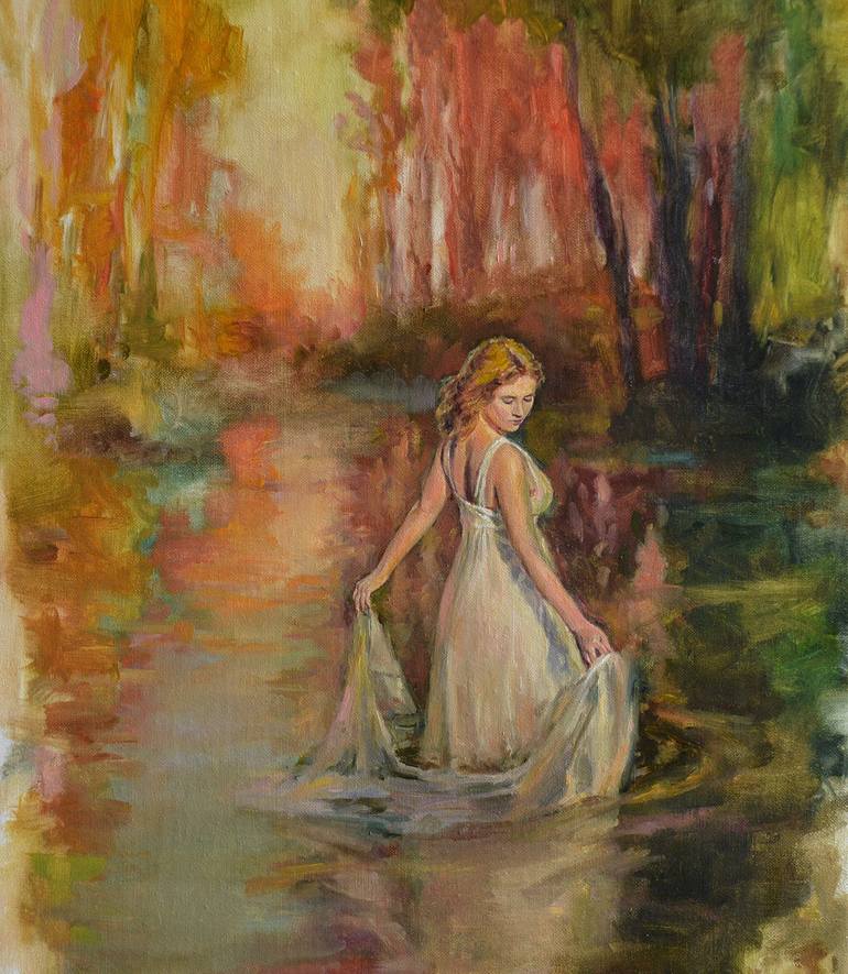 Original Women Painting by Vachagan Manukyan