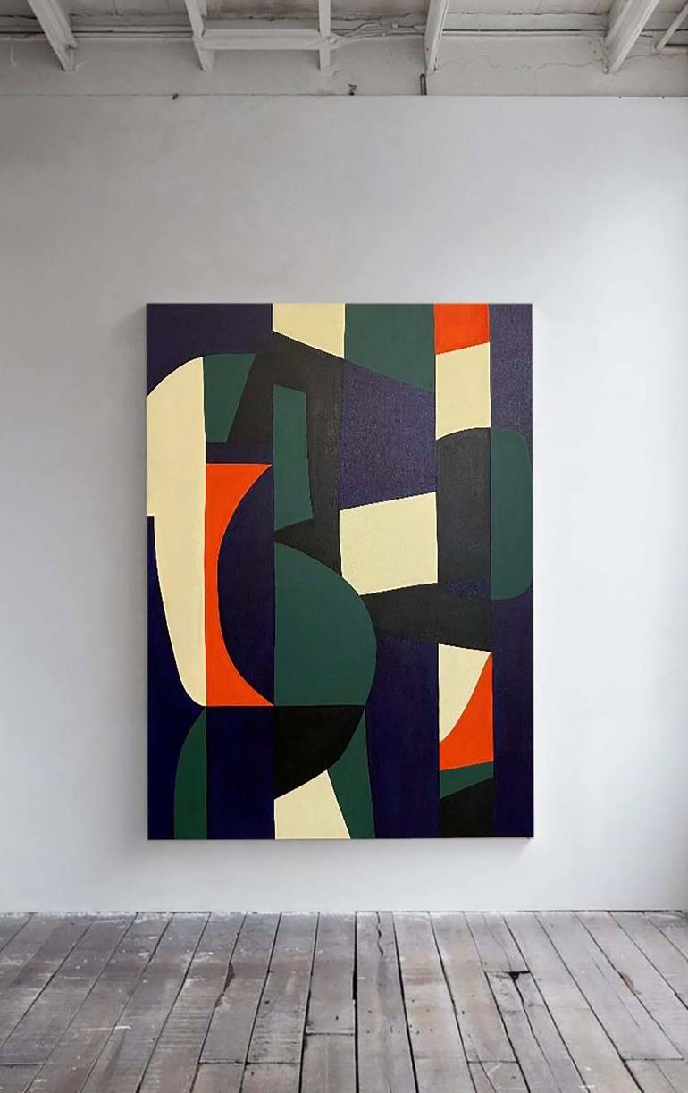 Original Contemporary Abstract Painting by Maria Elena Damiani