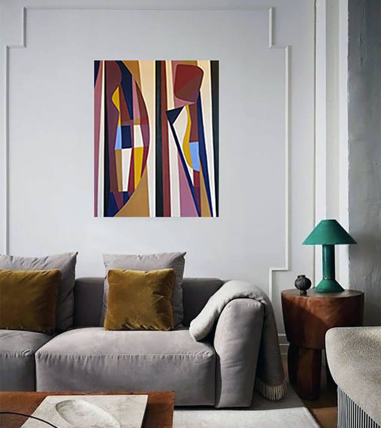 Original Contemporary Abstract Painting by Helu Damiani