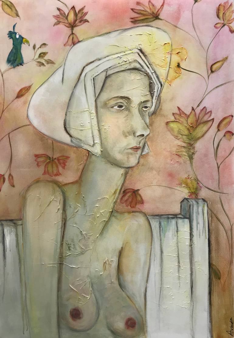 Original Figurative Women Painting by Avenda Burnell Walsh