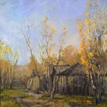 The hut. November. by Martin Echtenberg