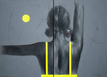 Conteplation 5 (series When we are free) diptych thumb