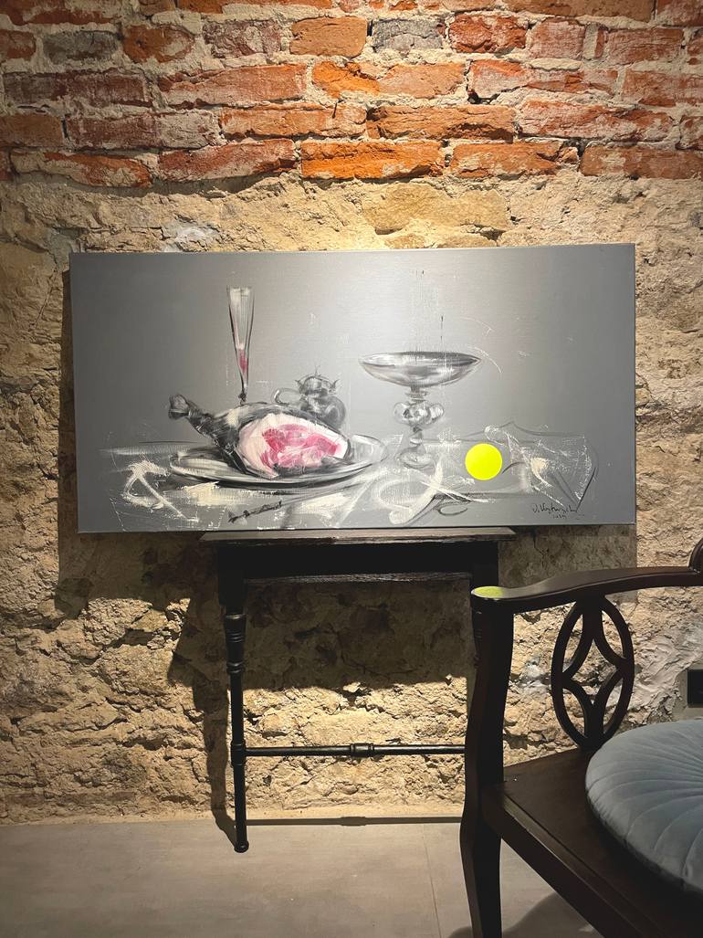 Original Conceptual Still Life Painting by Oleksandr Voytovych