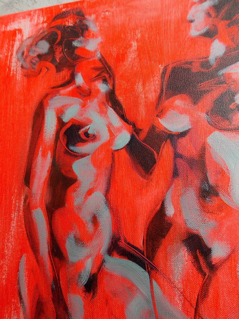 Original Figurative Nude Painting by Oleksandr Voytovych