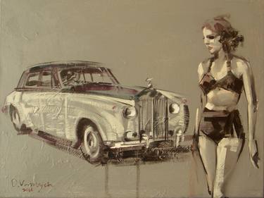 Print of Figurative Automobile Paintings by Oleksandr Voytovych