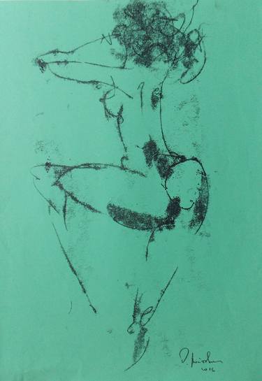 Print of Abstract Women Drawings by Oleksandr Voytovych