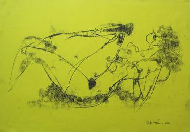Print of Abstract Nude Drawings by Oleksandr Voytovych