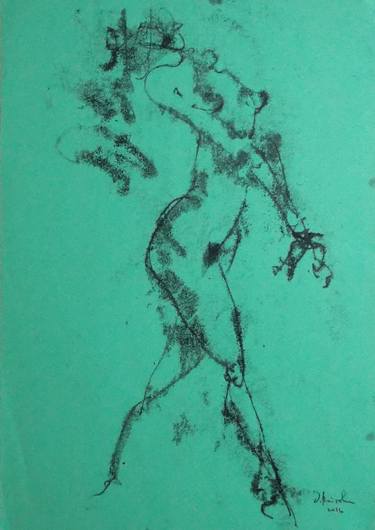 Print of Abstract Nude Drawings by Oleksandr Voytovych