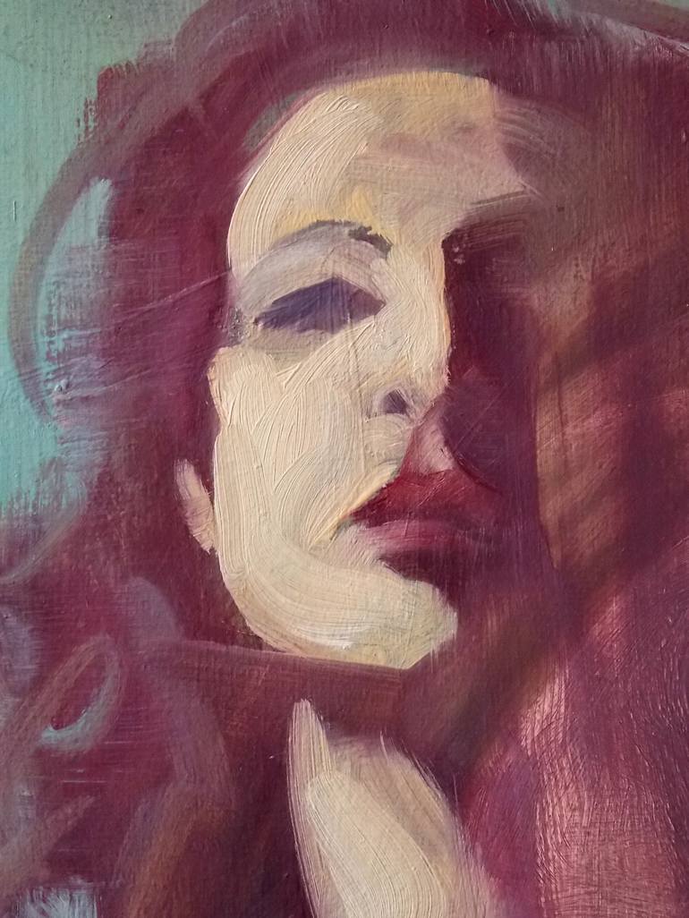 Original Expressionism Women Painting by Oleksandr Voytovych