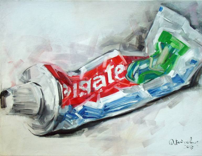 toothpaste art