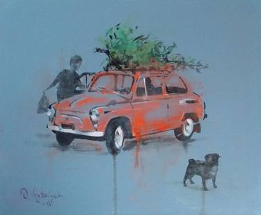 Print of Pop Art Car Paintings by Oleksandr Voytovych