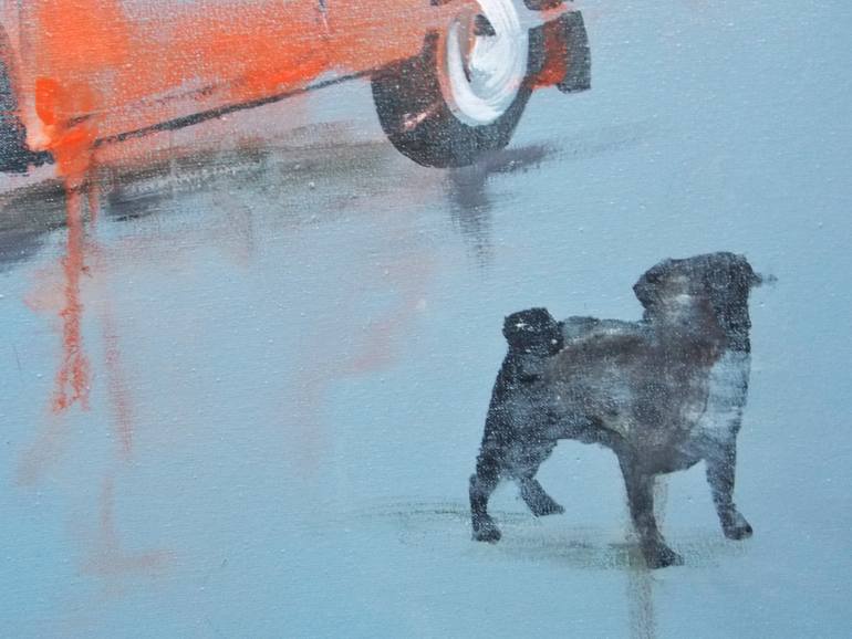 Original Pop Art Car Painting by Oleksandr Voytovych