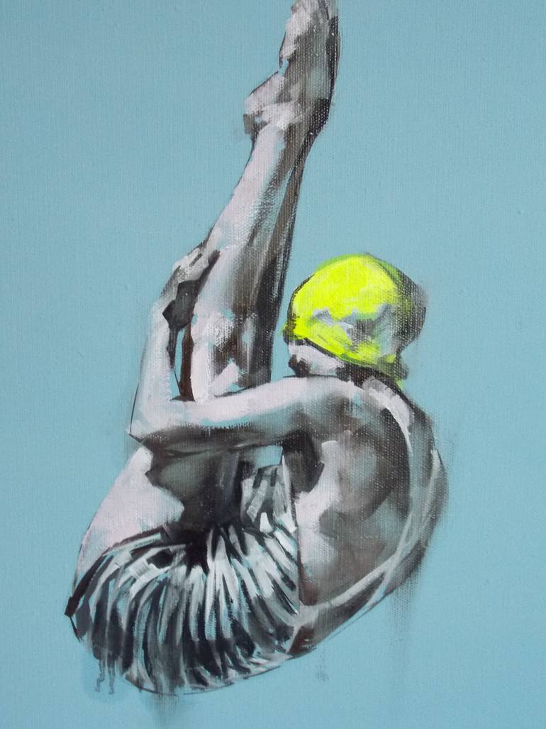 Original Conceptual Sports Painting by Oleksandr Voytovych