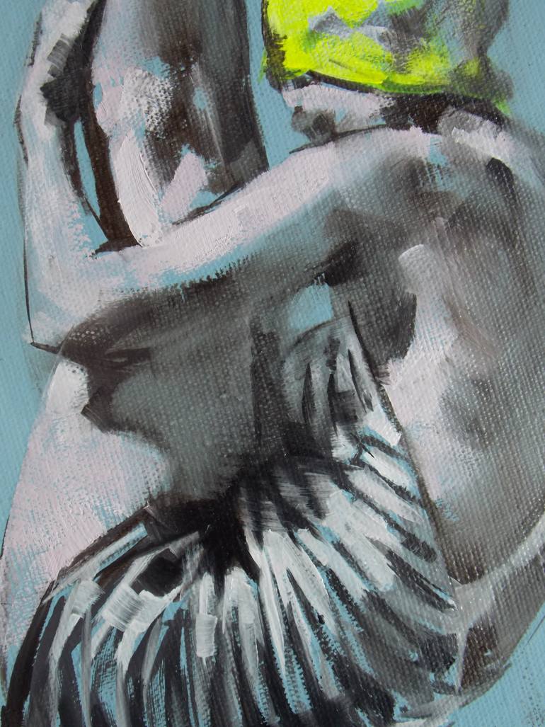 Original Conceptual Sports Painting by Oleksandr Voytovych